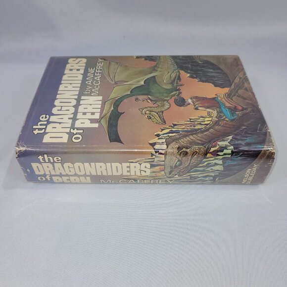 Anne McCaffrey Dragonriders of Pern Vintage book Club Edition Hardcover - Picture 2 of 2